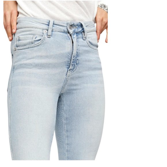 We the Free High Waist Raw Hem Ankle Denim Leggings - Picture 2 of 2